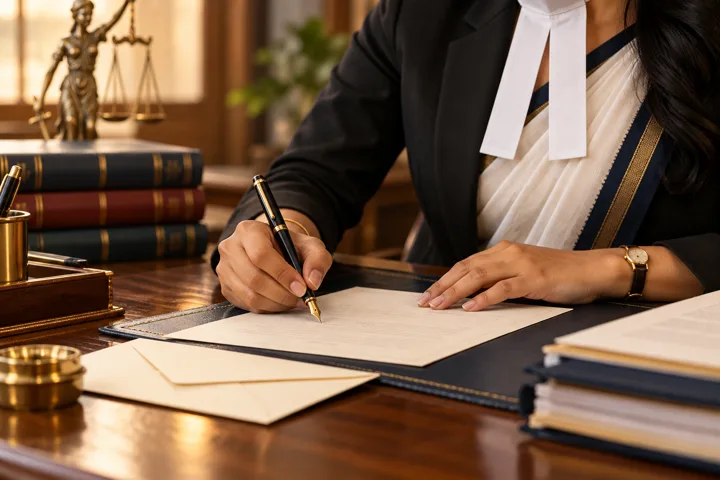 Illustrative scene for Legal notice drafting